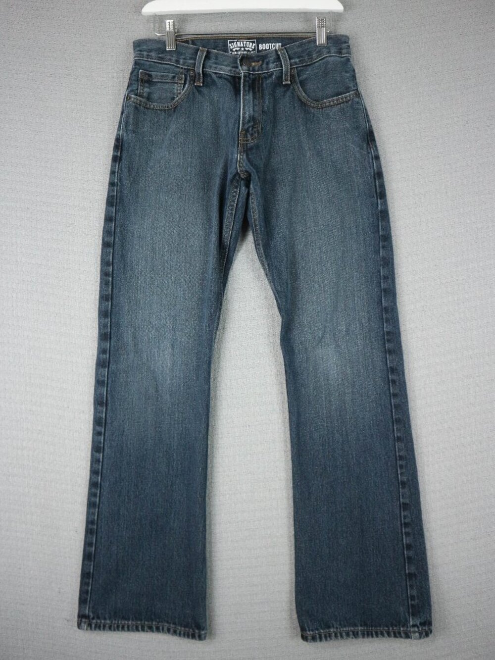 Levi Strauss Signature Bootcut Dark Wash Denim Jeans 30x32 Mens